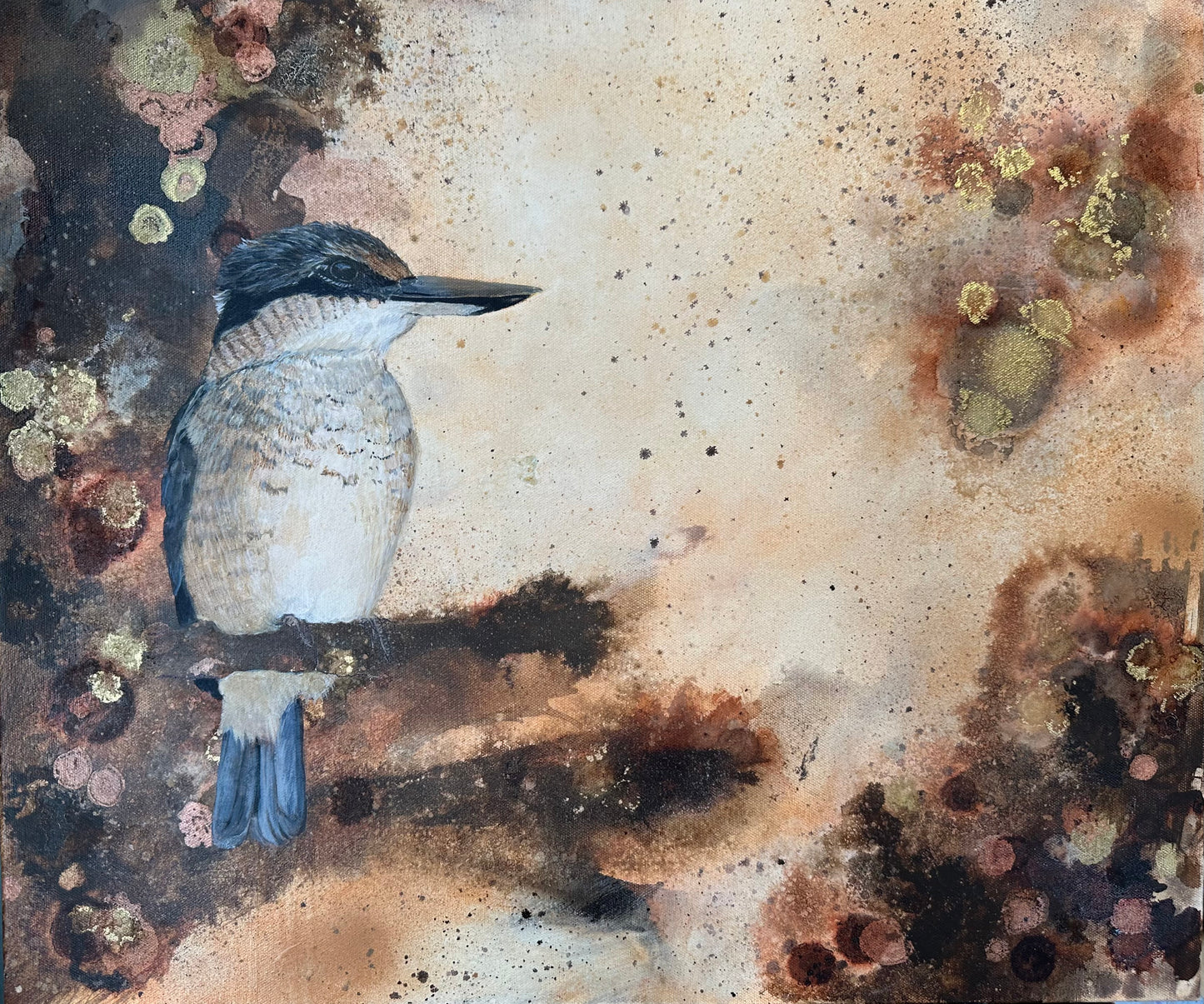 Kingfisher's Golden Glow