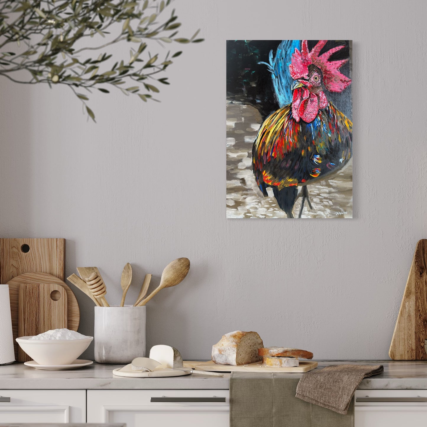 The Rooster’s Stride - Study