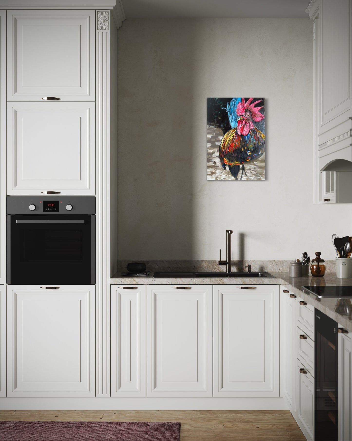 The Rooster’s Stride - Study