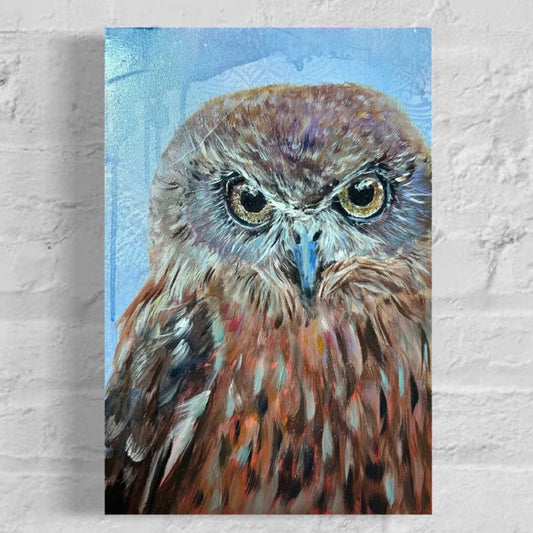 Mini - Guardian in the Blue – Ruru/Morepork