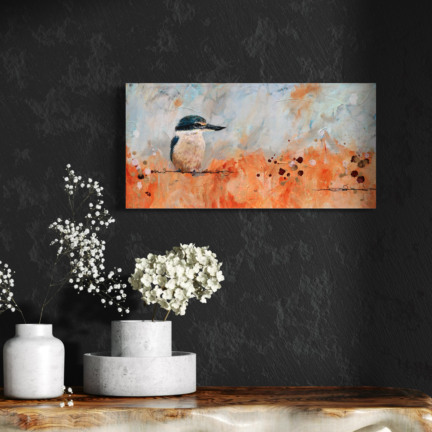 Kingfisher's Glow - Gold & Light Series