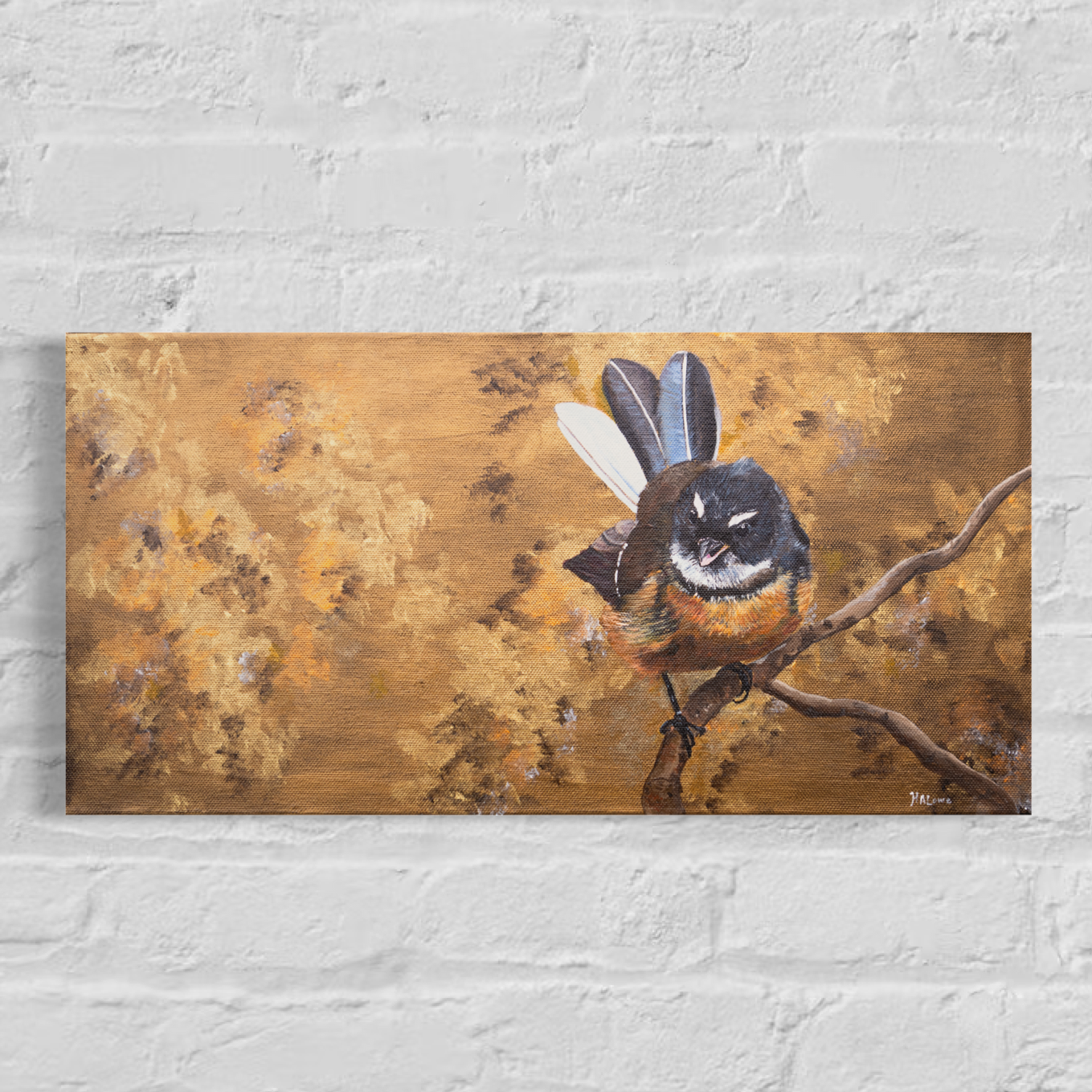 Piwakawaka's golden dance