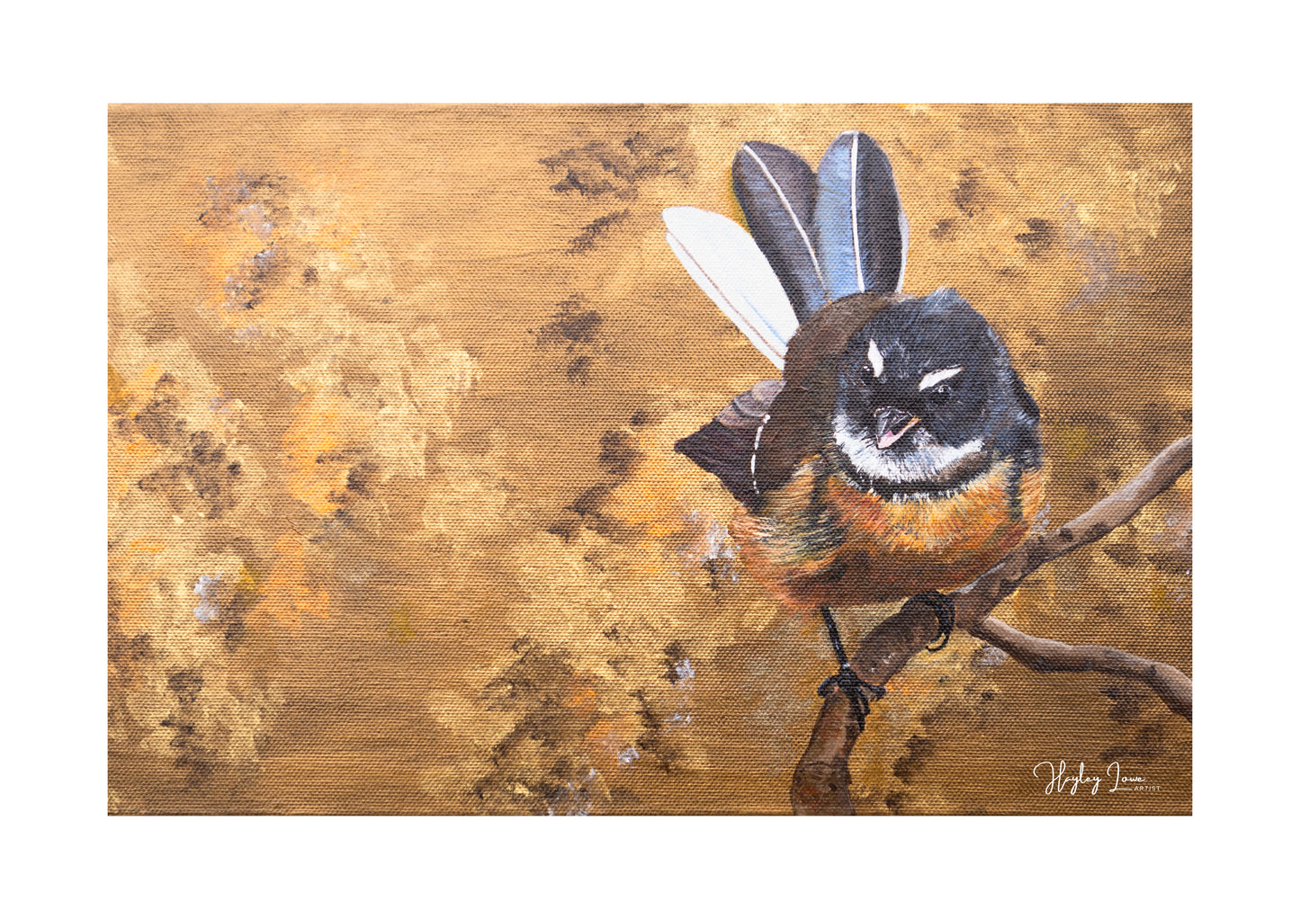 Piwakawaka's Golden Dance - Open Edition Print