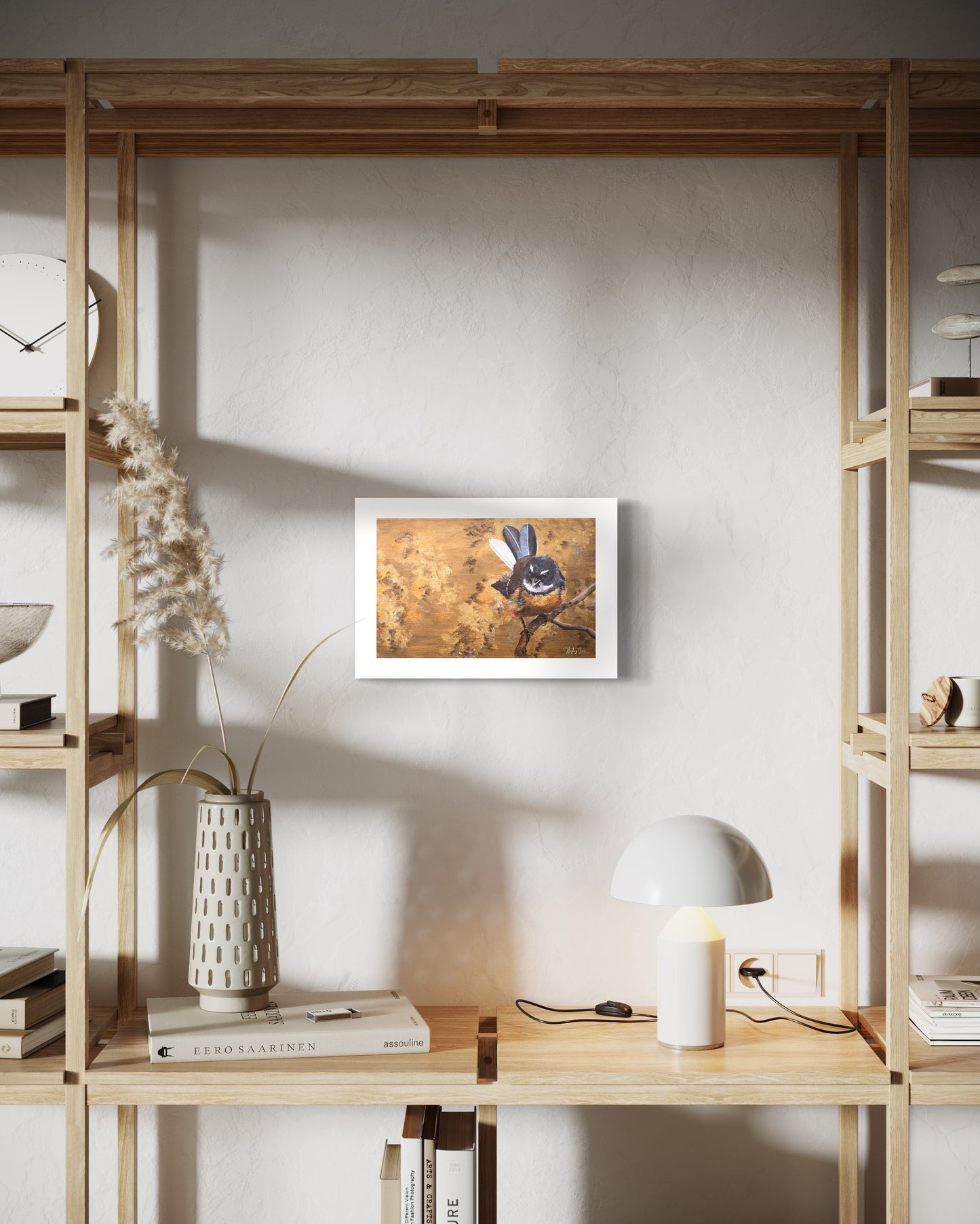 Piwakawaka's Golden Dance - Open Edition Print