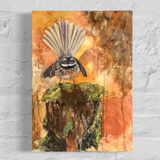 Mini - Unfolding Joy - Pīwakawaka | Fantail