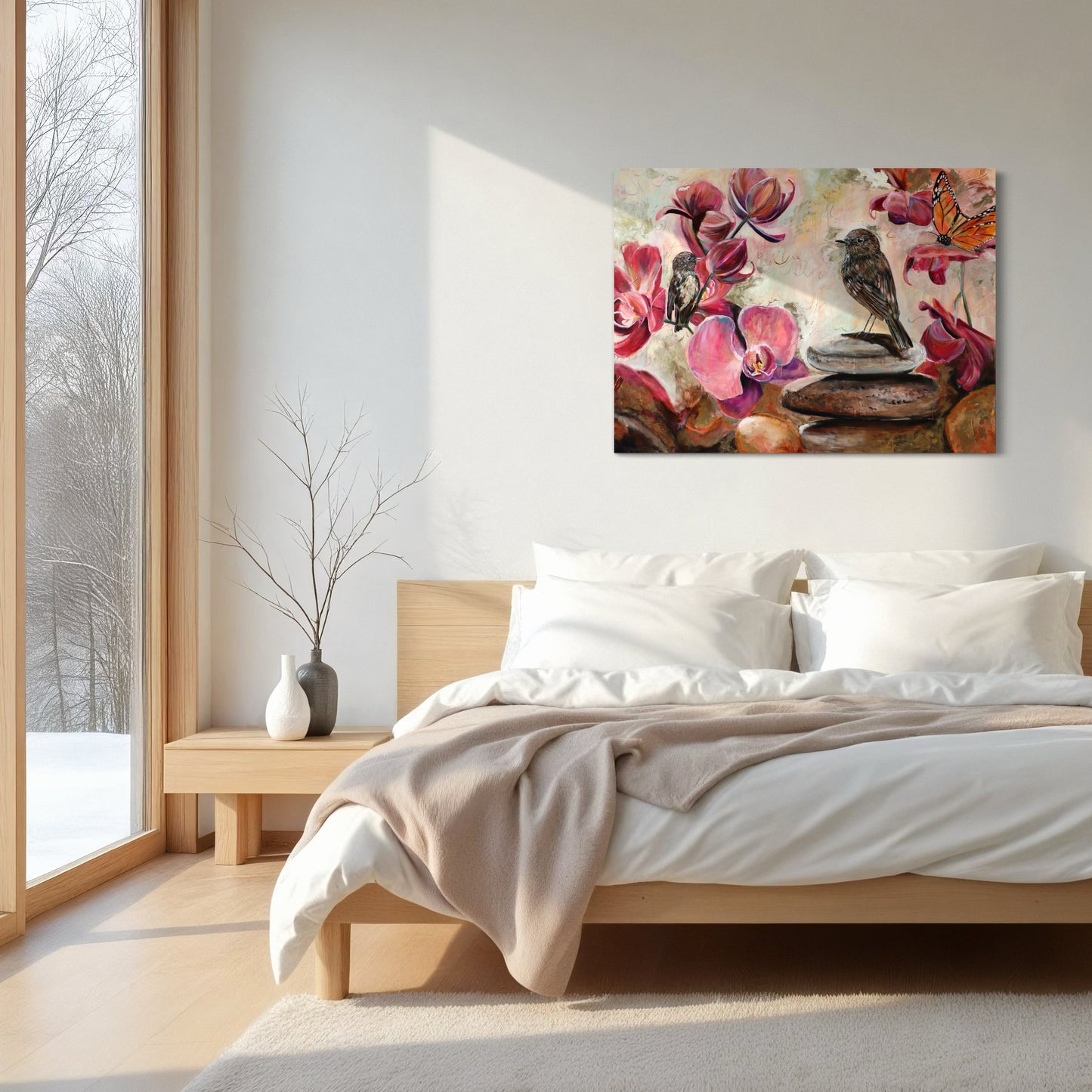 Love Rising - North Island Robins - Petals & Wings Series