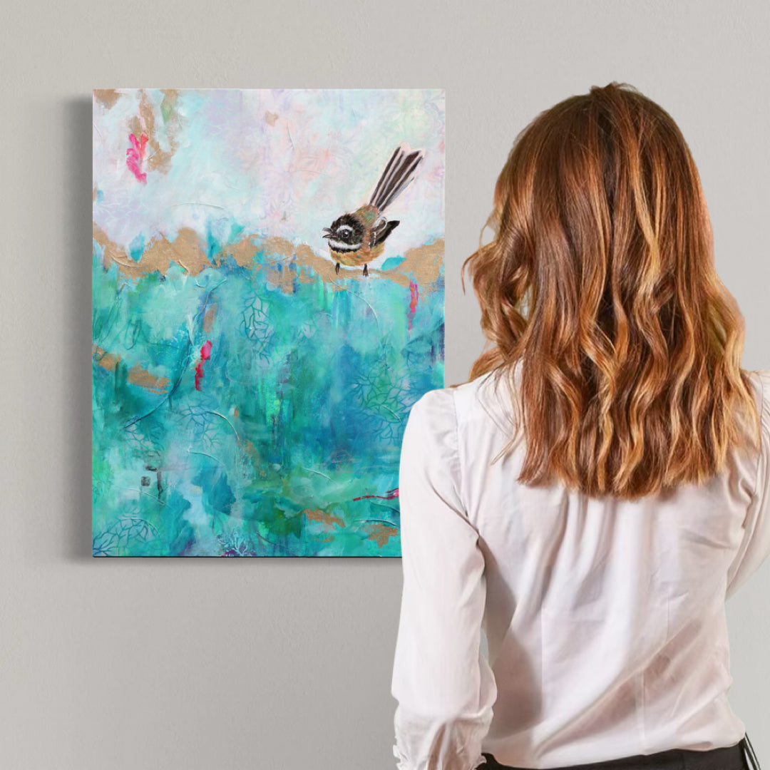 Breath of Calm - Fantail - Gold & Light Series