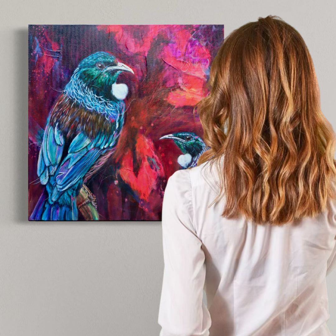 Nothing Stops the Flow - Tui’s - Feather and Form