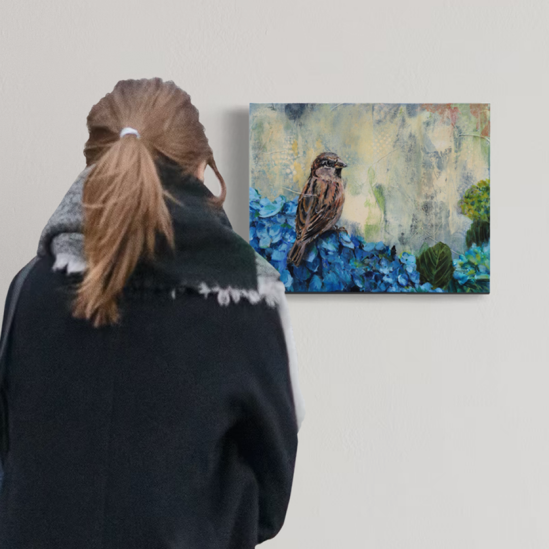 Sparrow's Garden of Light - Petals & Wings Series