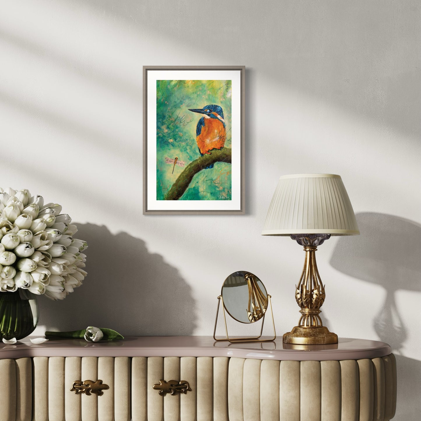 Kingfisher's Contemplation - Open Edition Print