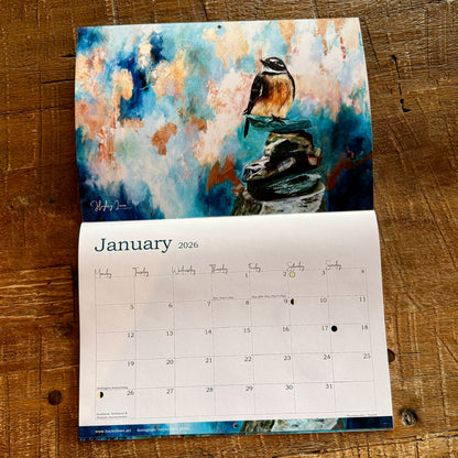 2026 Art Calendar – 13 Months of Soulful Bird Magic