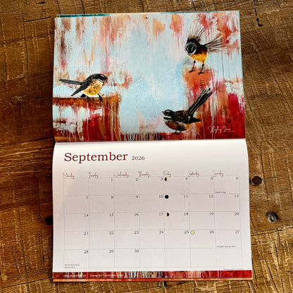 2026 Art Calendar – 13 Months of Soulful Bird Magic
