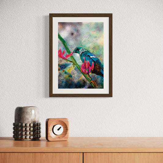 Tui's Blooming Sanctuary - Open Edition Print