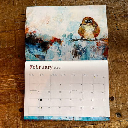 2026 Art Calendar – 13 Months of Soulful Bird Magic