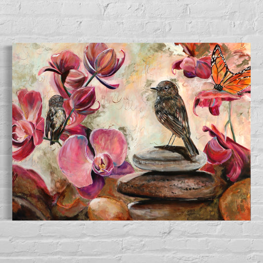 Love Rising - North Island Robins - Petals & Wings Series