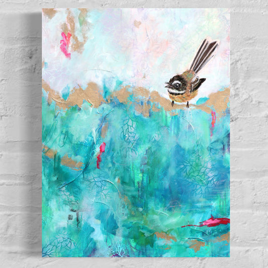 Breath of Calm - Fantail - Gold & Light Series