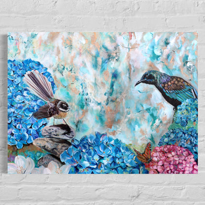 Earth & Soul - Tui & Fantail - Petals & Wings Series