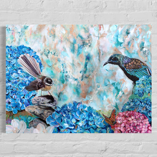 Earth & Soul - Tui & Fantail - Petals & Wings Series
