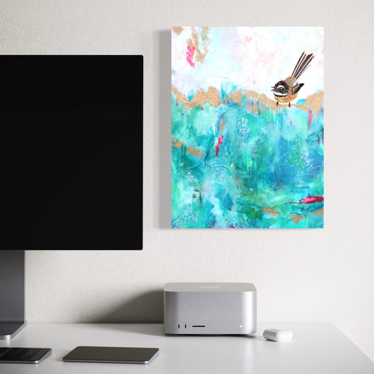 Breath of Calm - Fantail - Gold & Light Series