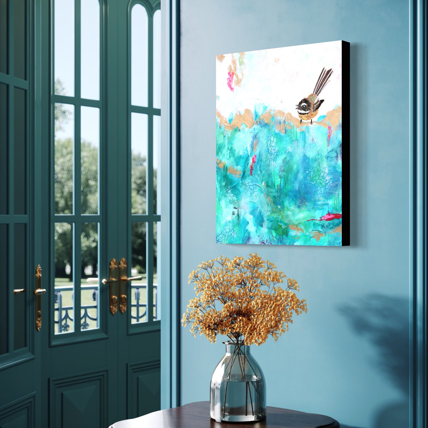 Breath of Calm - Fantail - Gold & Light Series