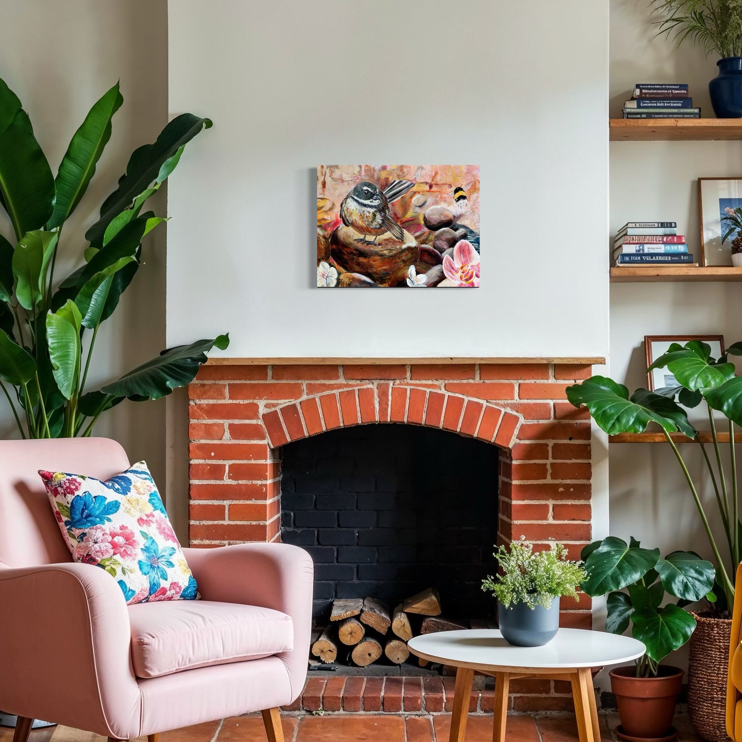 Soft Surrender - Piwakawaka - Petals & Wings Series