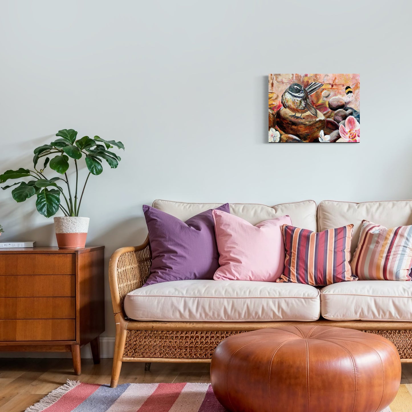 Soft Surrender - Piwakawaka - Petals & Wings Series