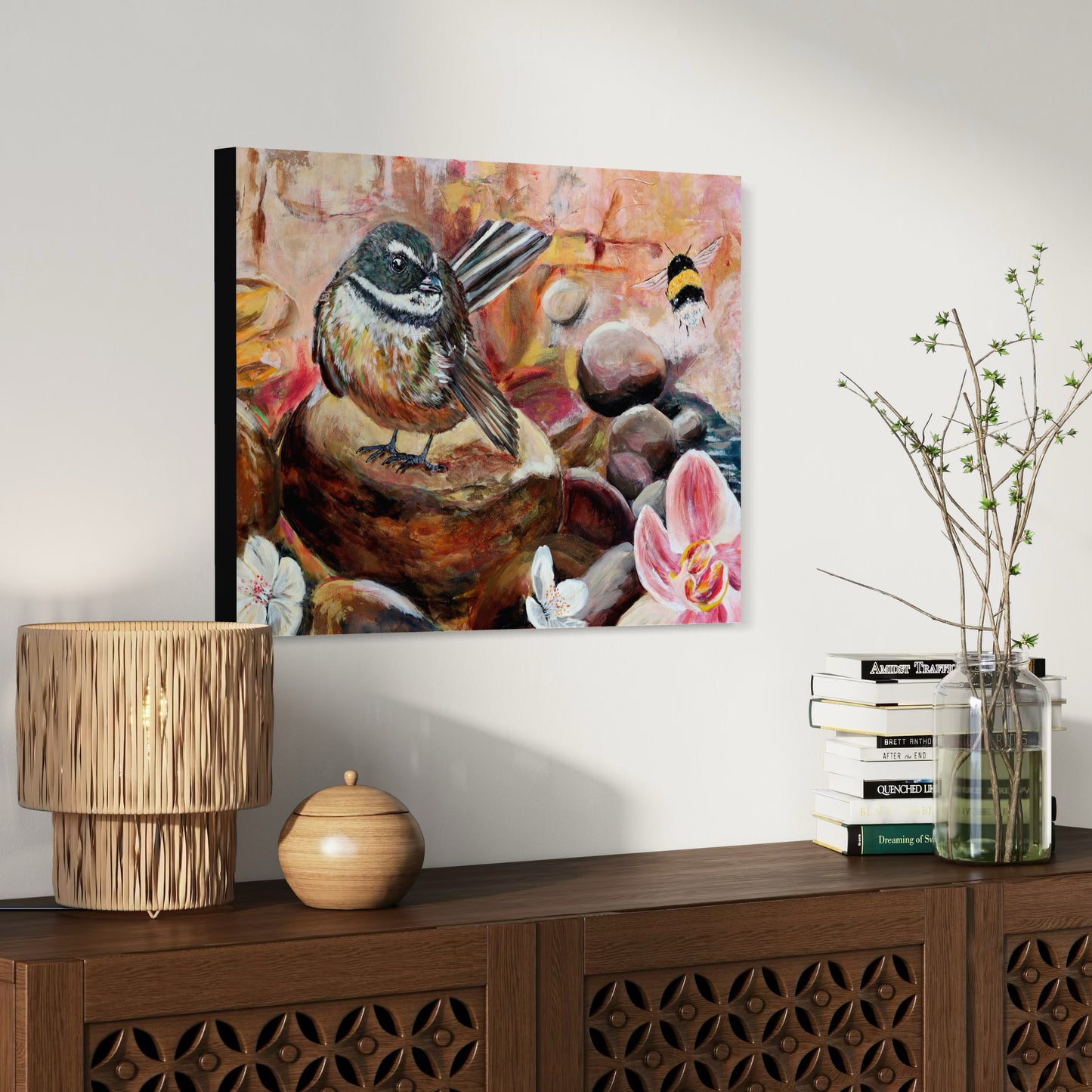 Soft Surrender - Piwakawaka - Petals & Wings Series