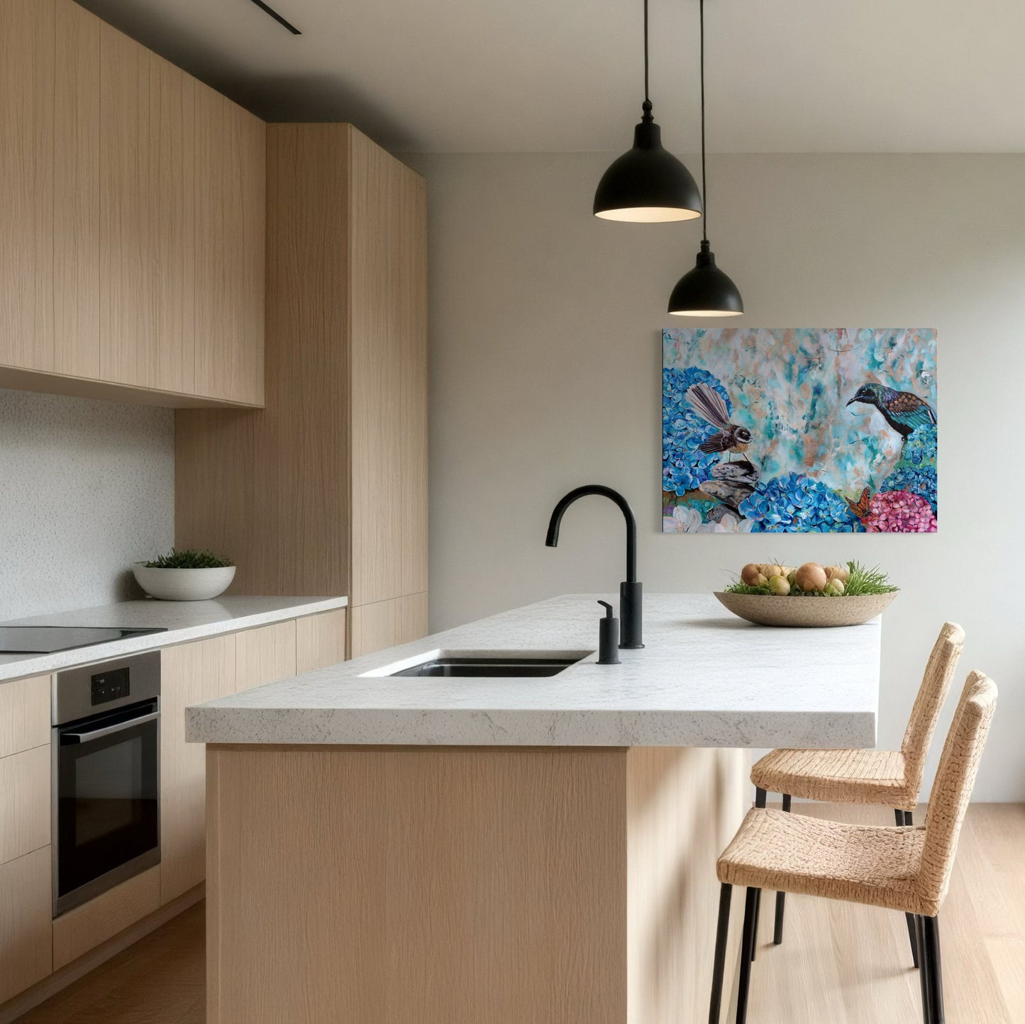 Earth & Soul - Tui & Fantail - Petals & Wings Series