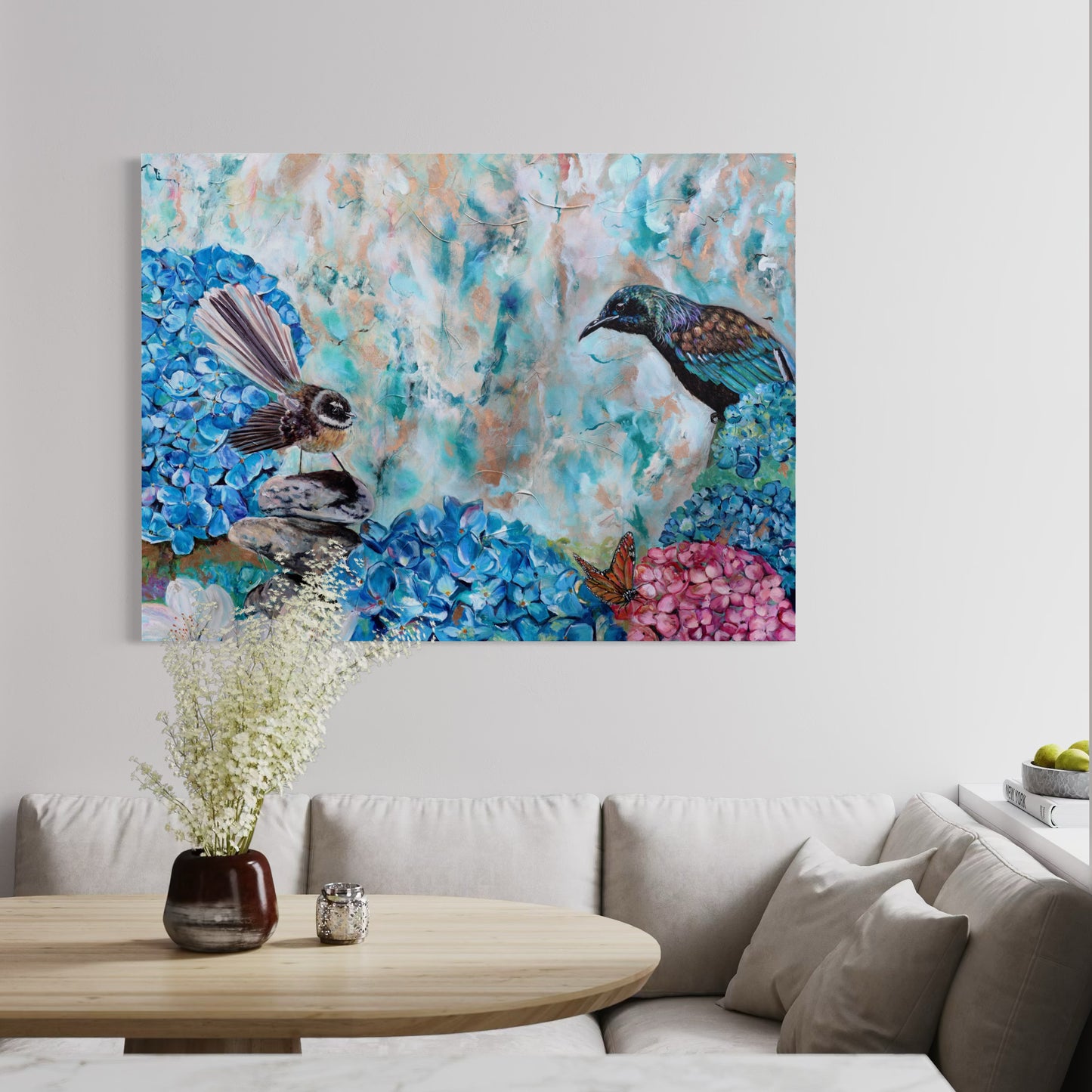 Earth & Soul - Tui & Fantail - Petals & Wings Series