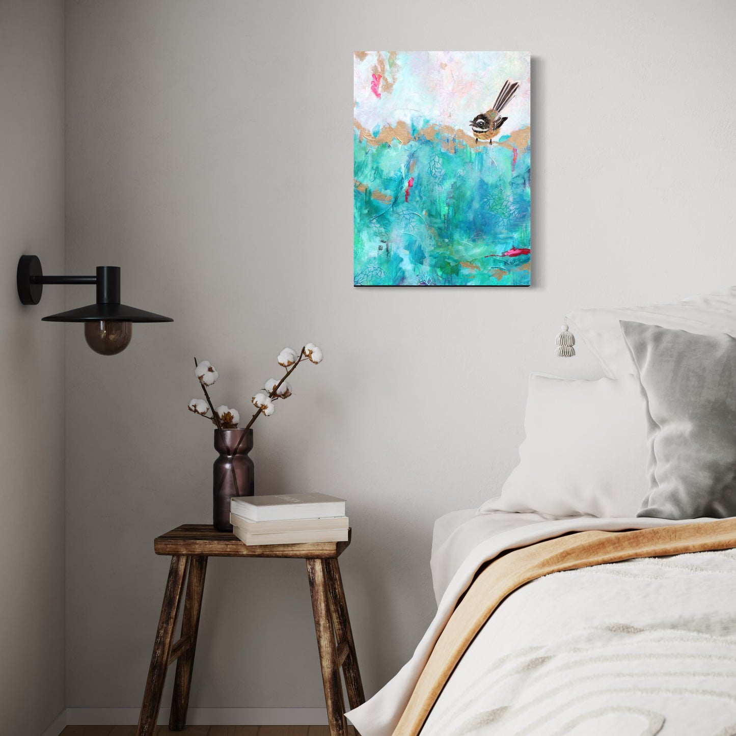 Breath of Calm - Fantail - Gold & Light Series