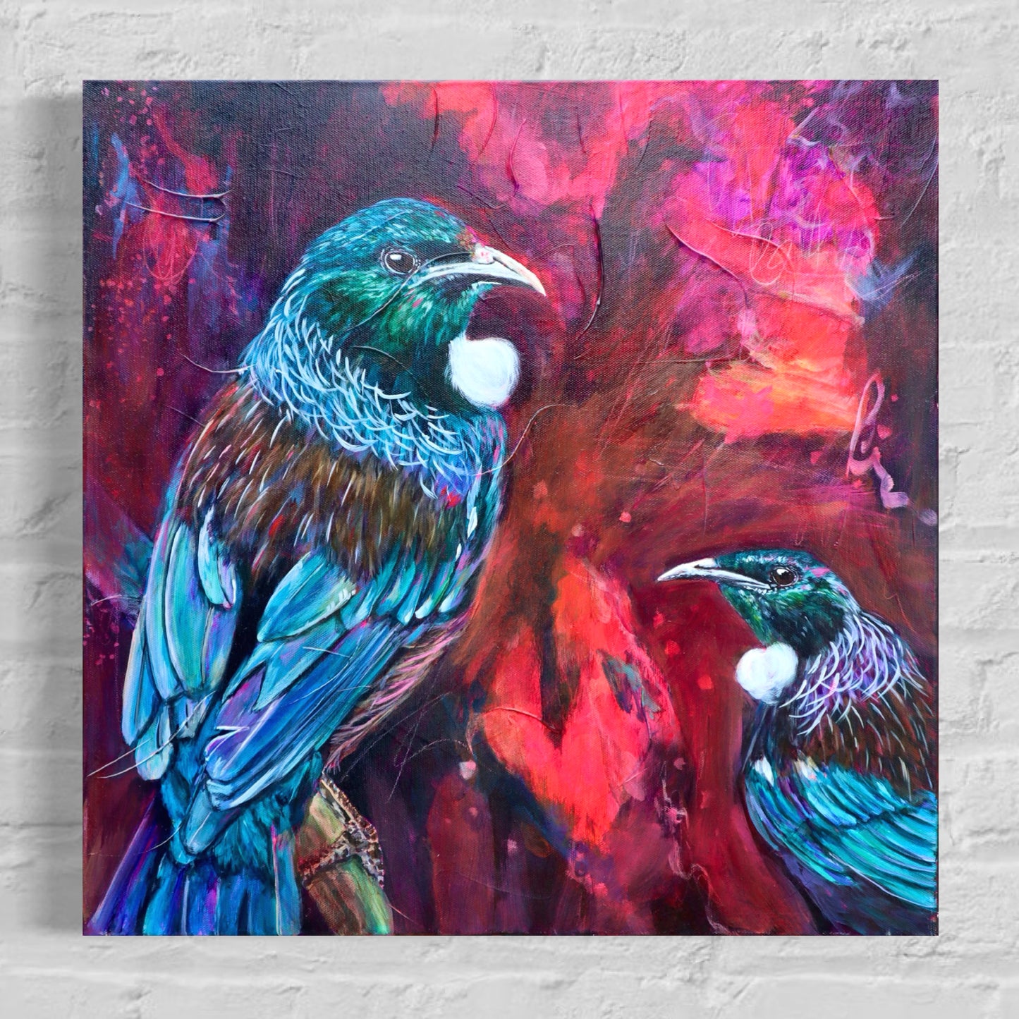 Nothing Stops the Flow - Tui’s - Feather and Form