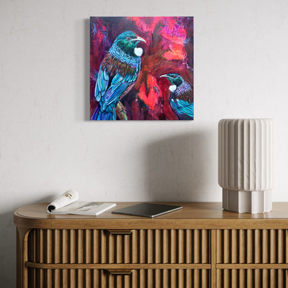 Nothing Stops the Flow - Tui’s - Feather and Form