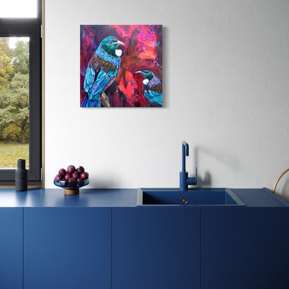 Nothing Stops the Flow - Tui’s - Feather and Form