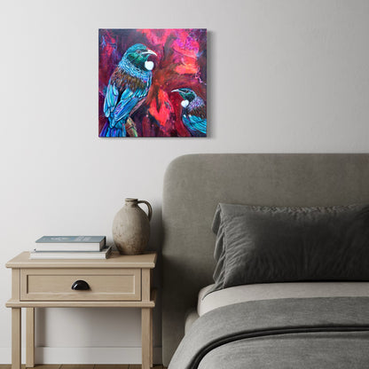 Nothing Stops the Flow - Tui’s - Feather and Form