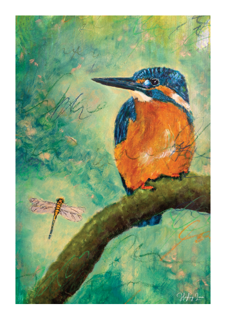 Kingfisher's Contemplation - Open Edition Print